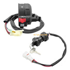Start Stop Switch & Ignition Key Switch for Yamaha Raptor/Grizzly/Badger (80–80, 50–50)