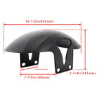 Short ABS Front Fender for Harley M8 Softail Fat Boy FLFB (2018–2024)