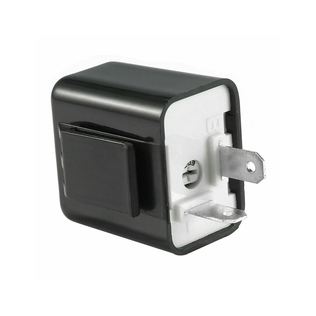 2X Adjustable LED Flasher Relay for Motorcycle (2 Pin, 12V)