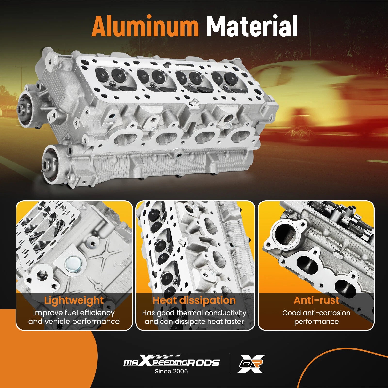 Complete Cylinder Head for Chevrolet Aveo (2004-2007)