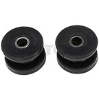 Set of 2 Front Tow Hooks for Dodge Ram 1500 (2009–2019) Black with Hardware