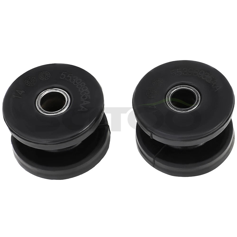 Set of 2 Front Tow Hooks for Dodge Ram 1500 (2009–2019) Black with Hardware