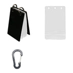Waterproof Lure Hook Storage Bag with Clear Shell and EVA Pockets
