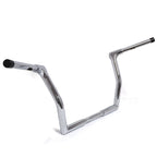 Chrome 12" Ape Hanger Handlebar for Harley Touring 1986–2023
