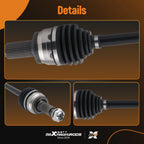 Front Left CV Axle Drive Shaft for Jaguar XJ (2013–2019), XF (2016–2023) AWD