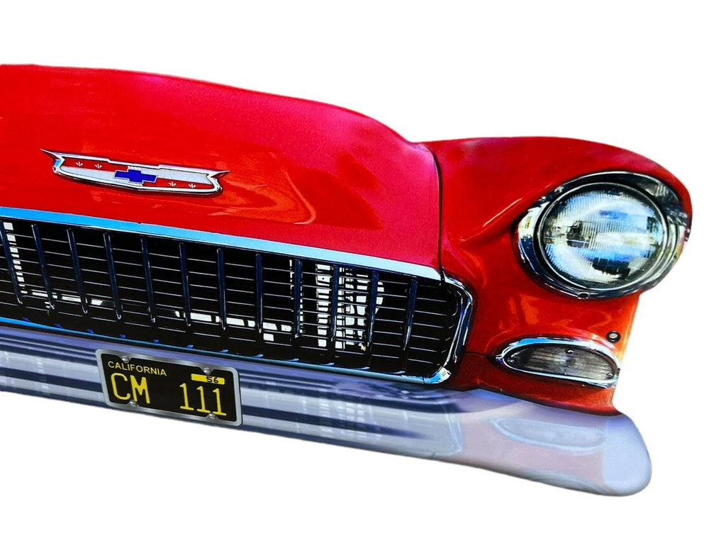 Front Bumper Metal Sign for Chevy Bel Air (1957–1960)