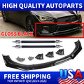 Front Bumper Lip Spoiler Splitter for Audi S3 RS3 A3 A5 A6 (2013–2020)