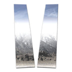 Diamond Grade 2pc Stainless Steel Pillar Post Covers for 2010-2024 Fiat 500
