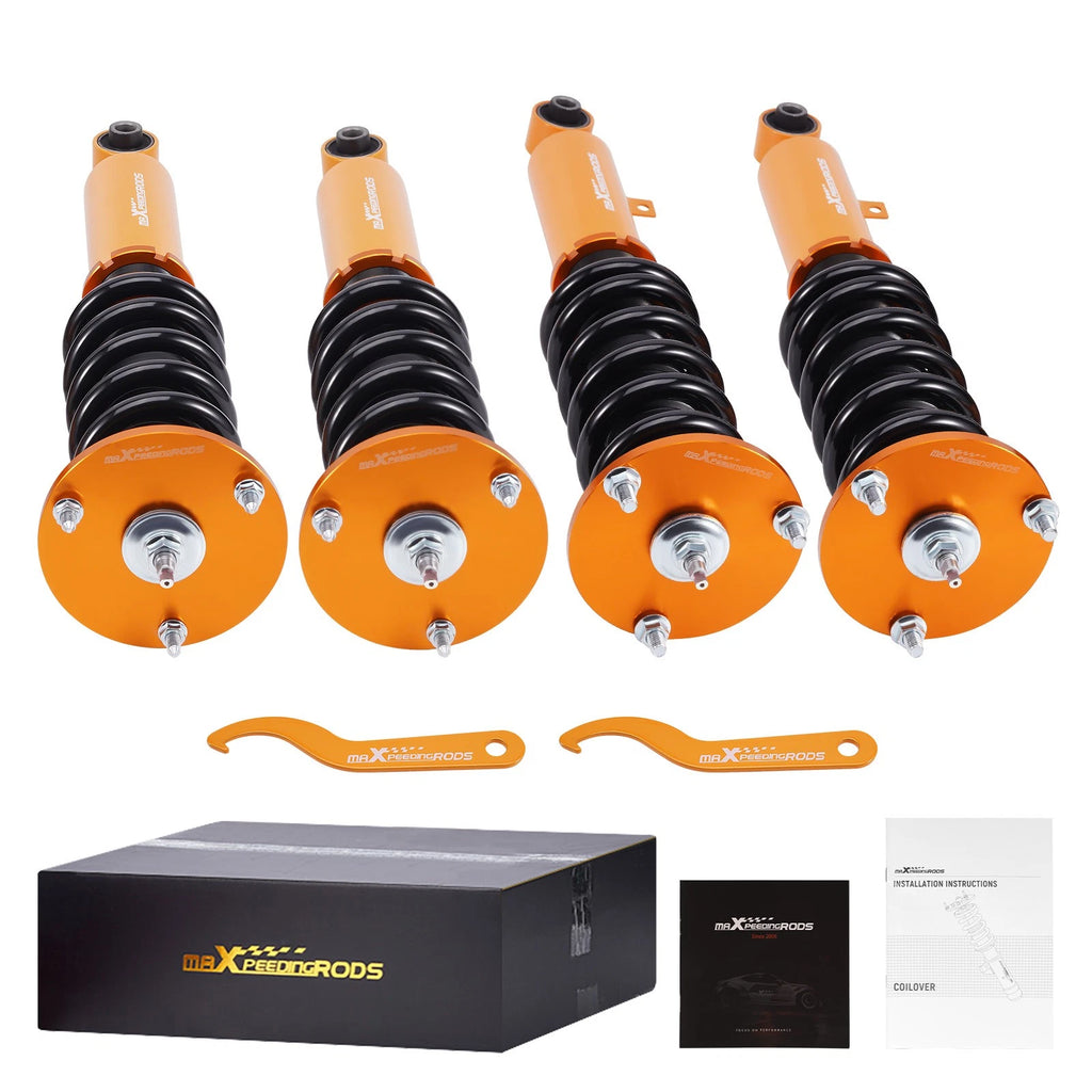 24-Way Adjustable Coilovers for Toyota Supra GA70 (1986–1992)