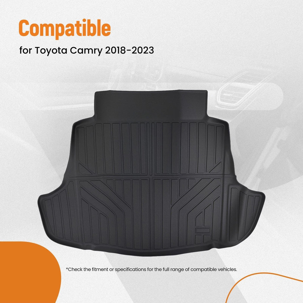All Weather Cargo Liner for Toyota Camry (2018–2025) TPE Black