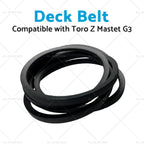 Black Deck Belt for Toro Z Master G3 (114-5858, 74915, 74925, 74935)
