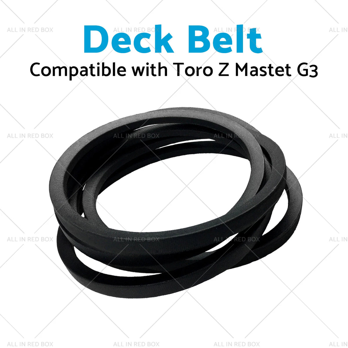 Black Deck Belt for Toro Z Master G3 (114-5858, 74915, 74925, 74935)