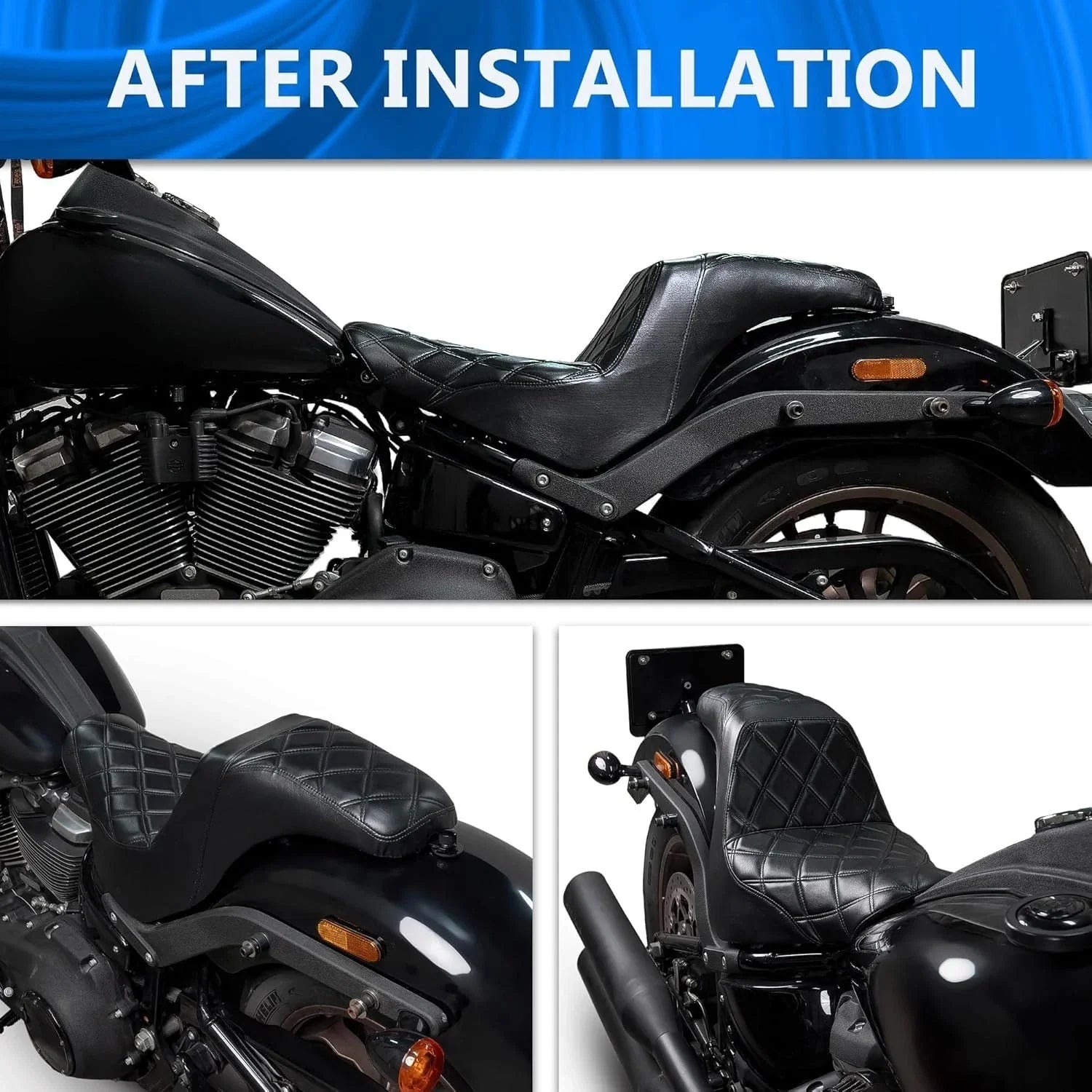 2-Up Seat Kit for Harley Low Rider ST FXLRST FXLRS Sport Glide FLSB (2018-2024)
