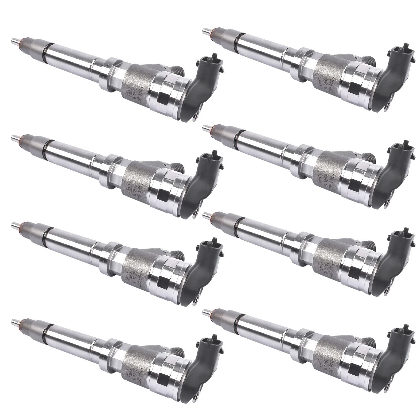 Set of 8 Diesel Fuel Injectors for Chevy Express Savana (2007–2010) 0445120082