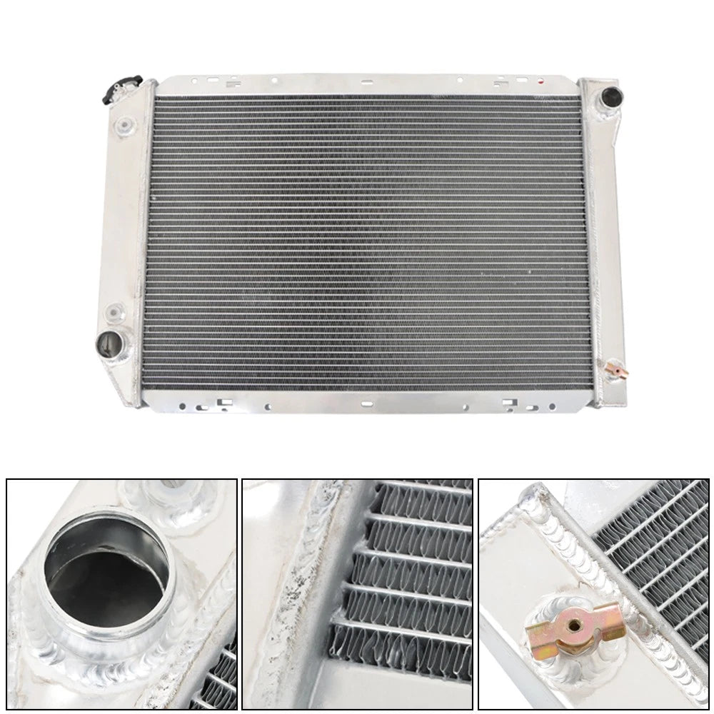 Aluminum Radiator for Ford F250 Bronco (1980–1984) 42mm 3 Row
