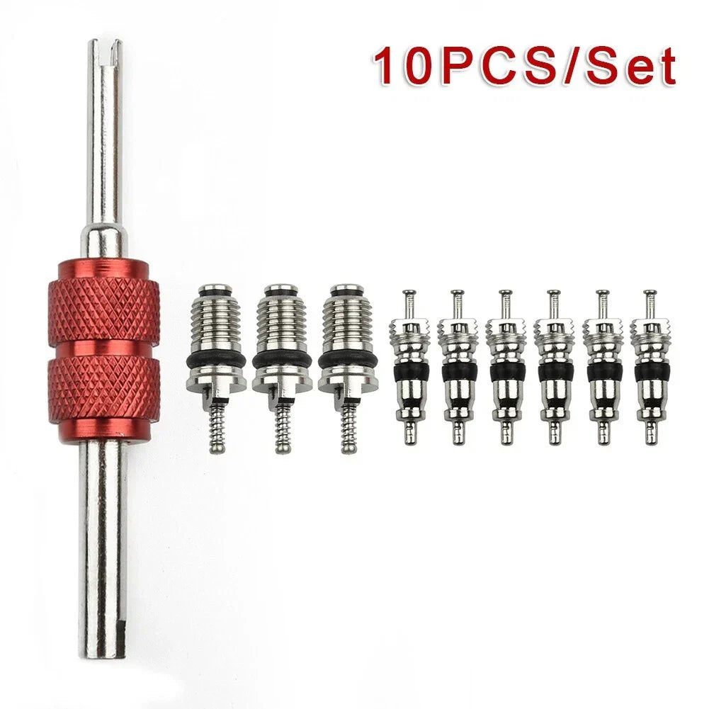 Valve Core R134A High & Low Pressure Quick Remover Install Tool HVAC