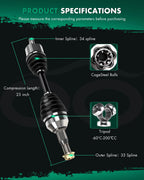 Front Right CV Axle for Chevy Impala 3.5L (2006–2011) & Pontiac Grand Prix 3.8L (1997–2008)