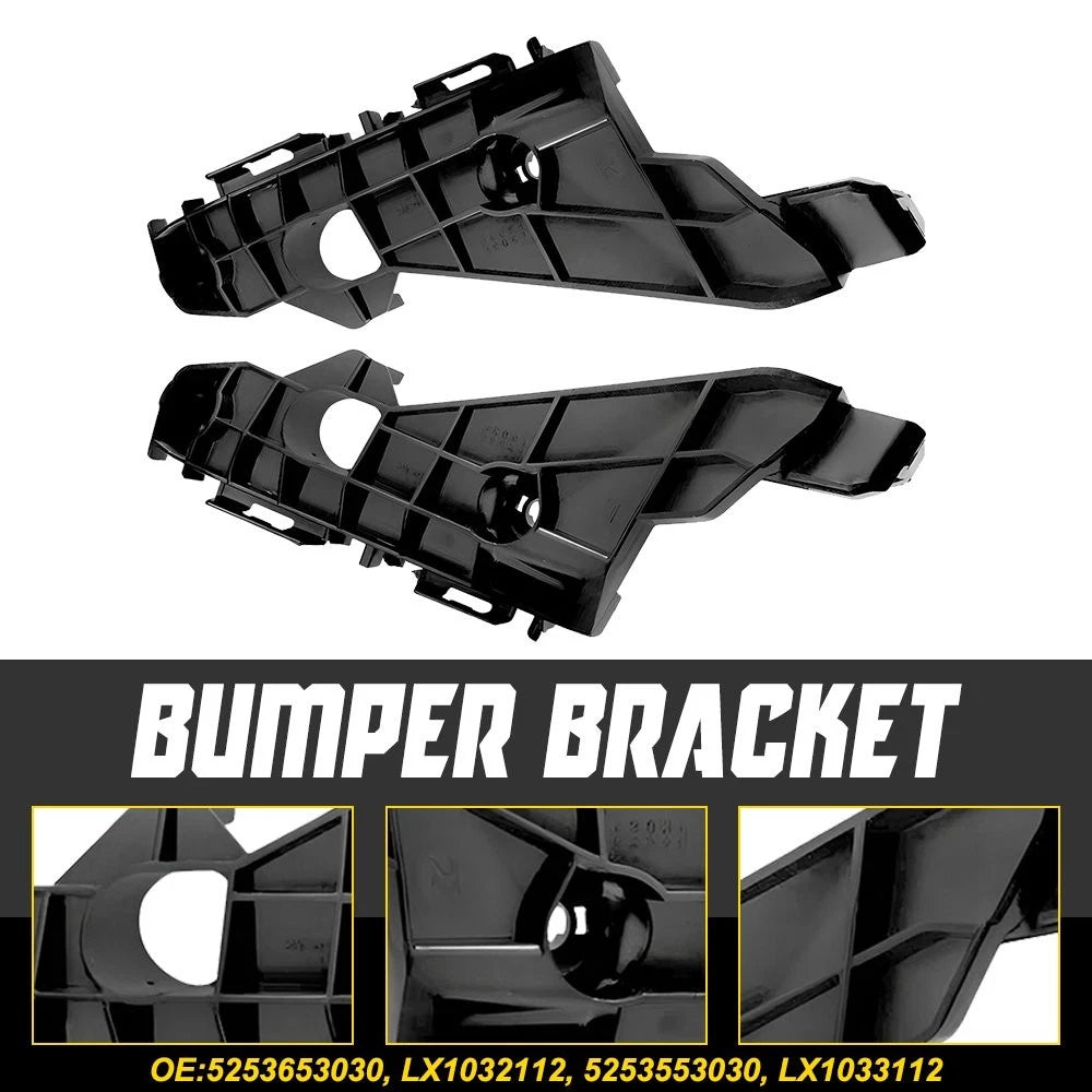 2X Front Bumper Cover Retainer Bracket for Lexus IS300 IS350 (2014–2016)