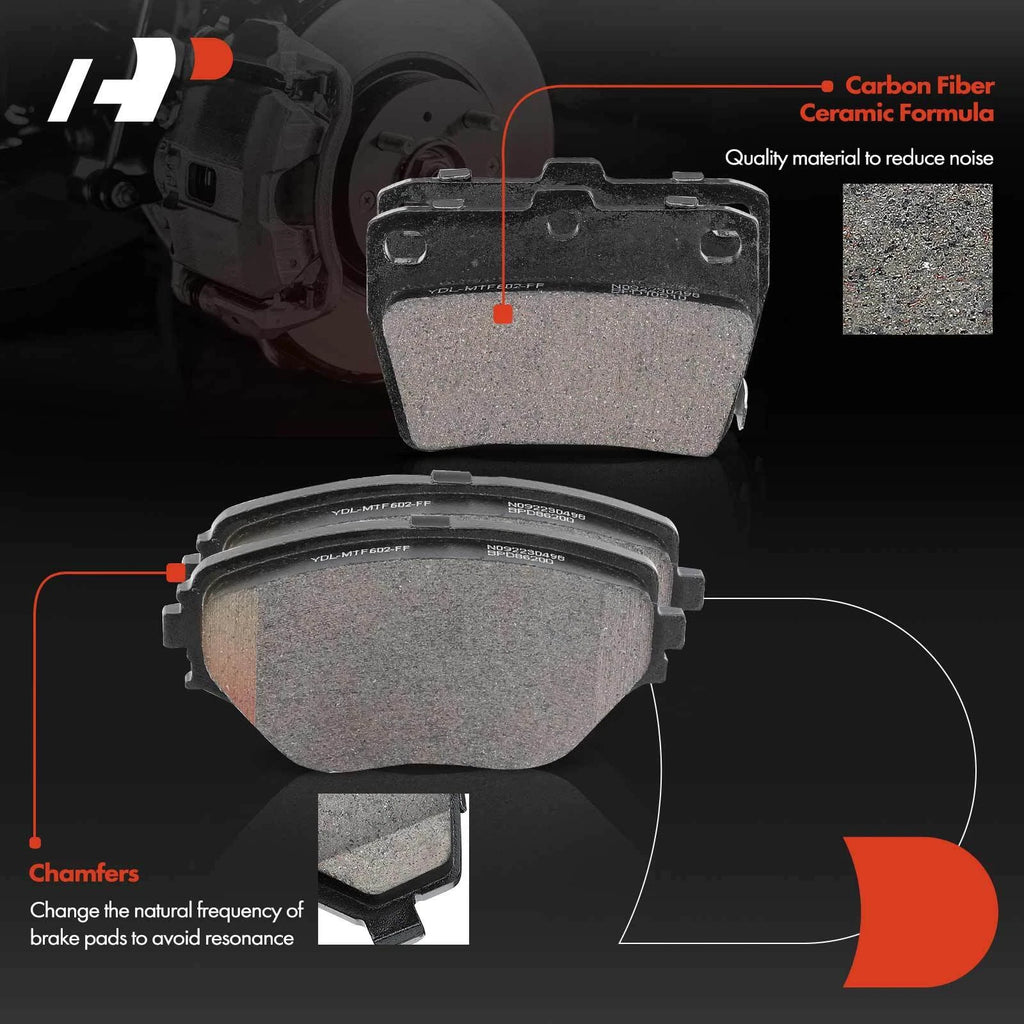 Ceramic Brake Pads for Toyota RAV4 2004-2005 (Front & Rear)