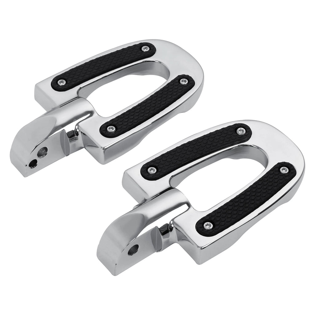 Chrome Passenger Footpeg Pegs for Harley Softail Fat Boy Low Rider (2018–2025)