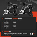 2X Front Upper Ball Joints for Mitsubishi Montero (2001-2006)