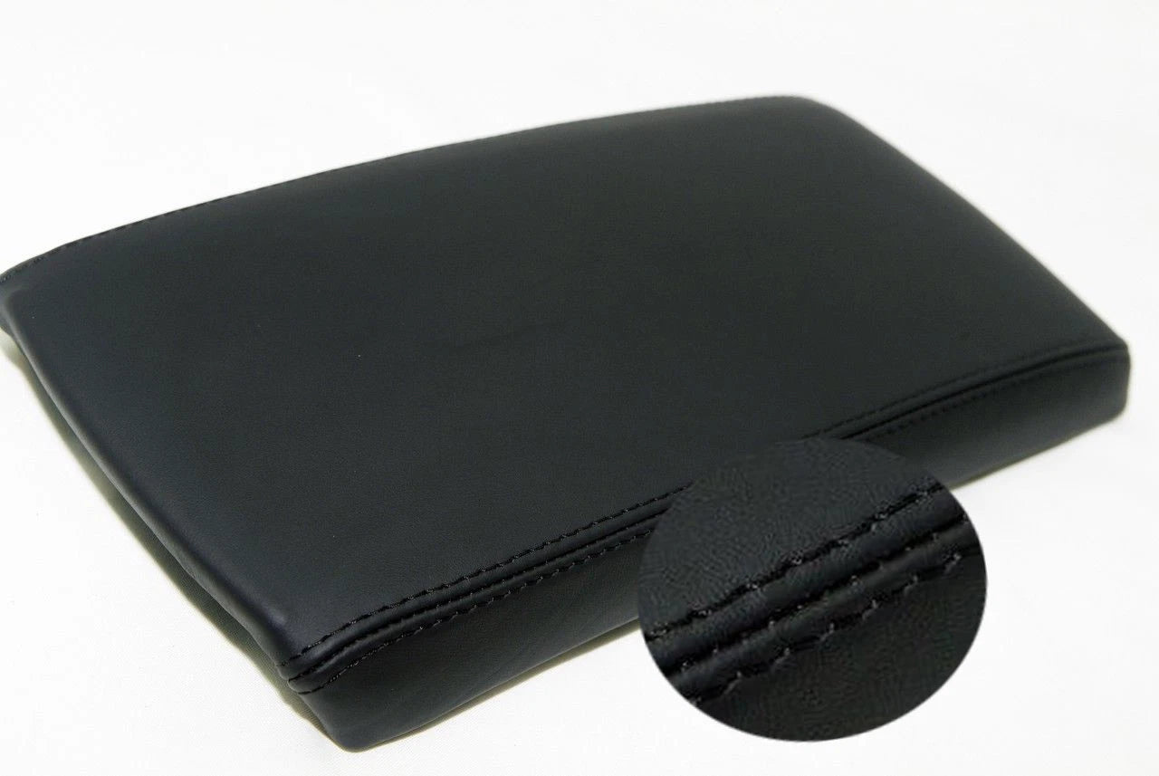 Armrest Center Console Cover for Nissan Altima (2007–2012) Black Synthetic Leather