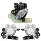 Front & Rear Brake Calipers w/Pads for Yamaha Wolverine 350 YFM350FX (1995–2005)