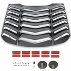 Rear Window Louver Cover Sun Shade for Ford Mustang (2015–2023) Carbon Fiber