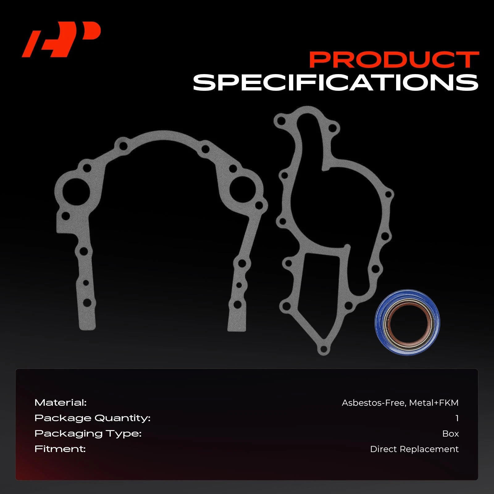 Engine Timing Cover Gasket Set for Ford Taurus Ranger (1986-2008)