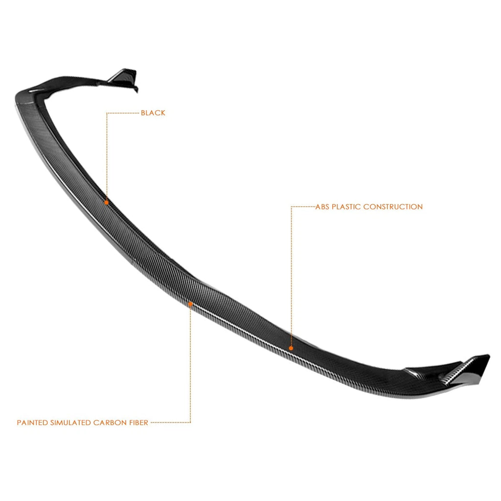 Carbon Fiber Look Front Spoiler Lip for ES300H/ES350 (2016–2018)