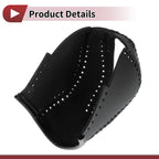 Gear Shift Knob Cover for Volkswagen Taos (2022–2023) Black Faux Leather