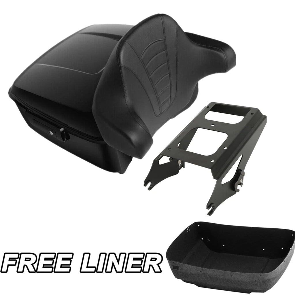 Trunk Backrest Mount Rack for Harley Touring Road Glide (2009–2013)
