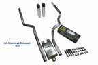 Dual Exhaust Kit for Chevy GMC 1500 (2019–2025) Stainless Steel Rear Exit