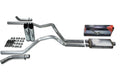 Dual Exhaust Kit for Chevy GMC 1500 Truck (2015–2018) 2.5" Slash Tips