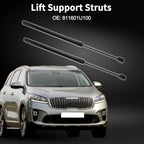 2X Front Hood Lift Supports Struts No. 811601U100 for Kia Sorento (2011–2015)