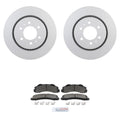 Set of 4 Bosch Quietcast Ceramic Disc Brake Pads & 350mm Rotors for F-150 (2010–2017)