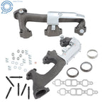 Pair of Exhaust Manifolds with Heat Shield for Chevrolet GMC C1500 K1500 (1988–1995)