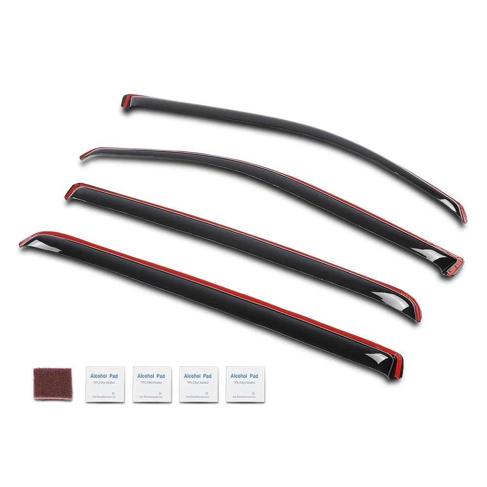 Set of 4 Rain Guards for Ram 1500 Crew Cab (2019–2025)