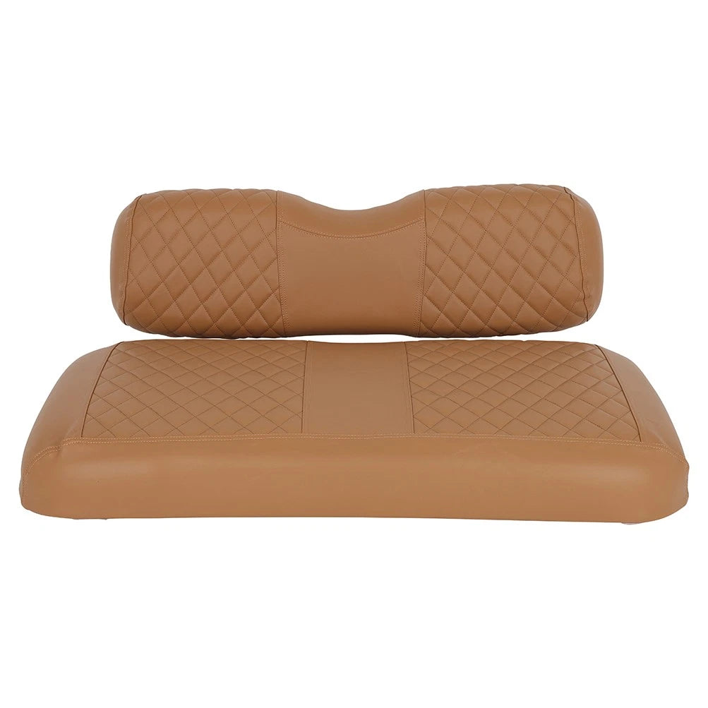 Golf Cart Seat Cover for EZGO TXT (Checked Front, 2000–2023)