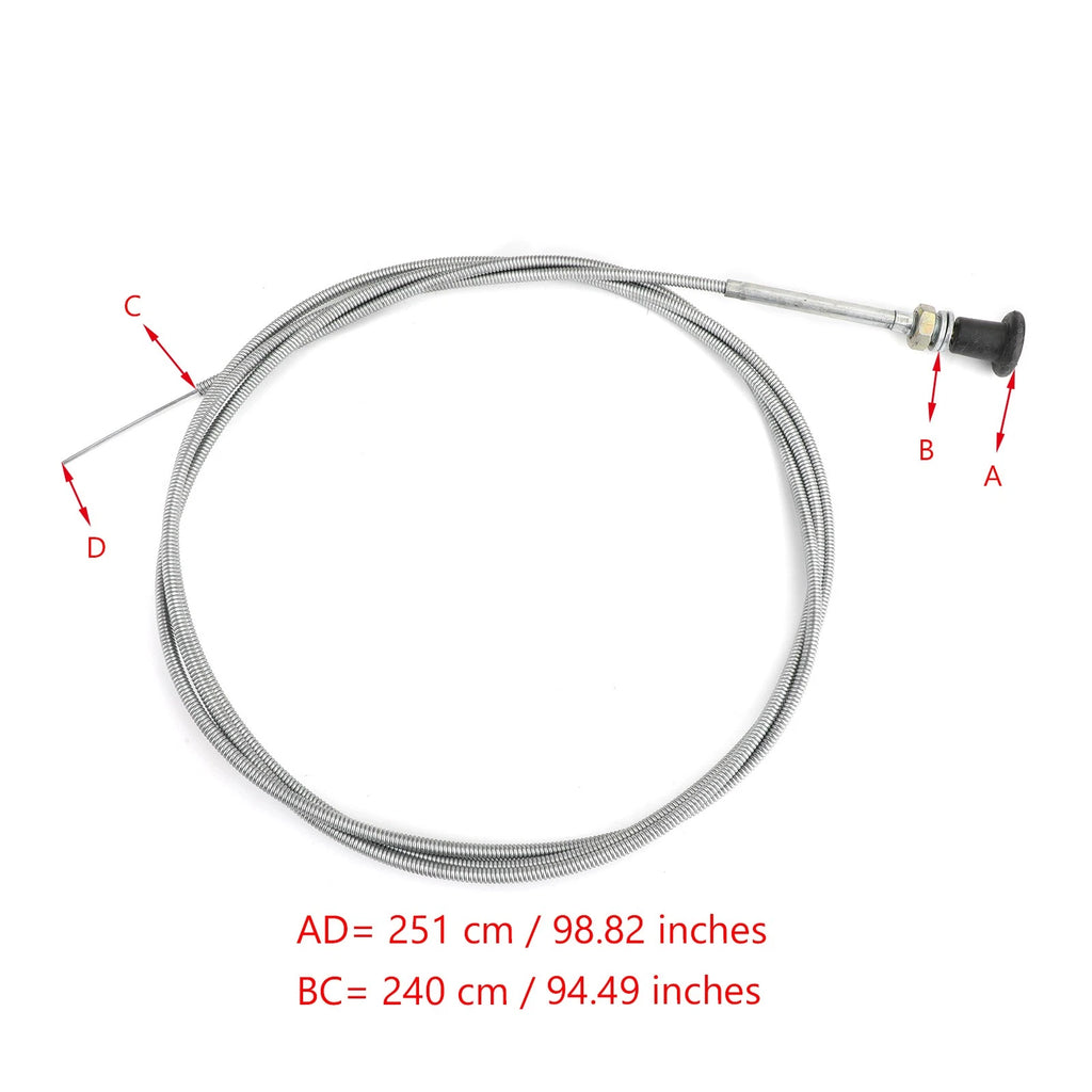 Push Pull Choke Cable 96" for Go Kart (Universal)