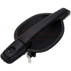 Exterior Door Handle for Mitsubishi (Textured Black, Front Driver Left)