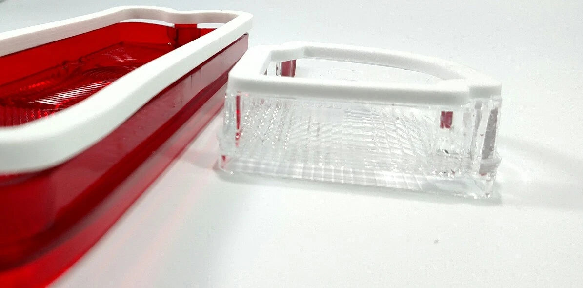 Tail Light and Reverse Light Lenses with Gaskets for 1967–1972 Chevy GMC