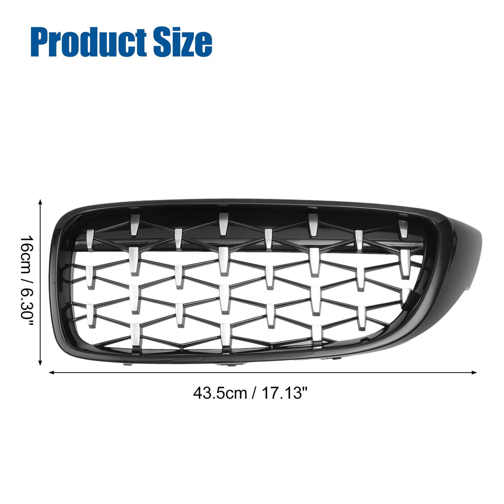 1 Pair Front Hood Bumper Grille for BMW 428i xDrive 430i xDrive 440i (2014–2020) 767153888595