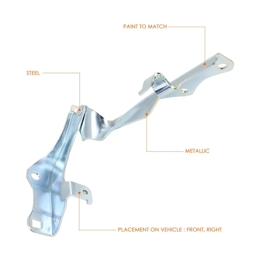 RH Engine Hood Hinge for Nissan 350Z (2003–2009) OE Factory Style Steel