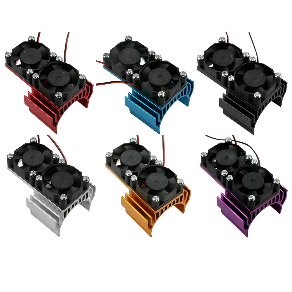 Remote Control Motor Cooling Fan Radiator with Aluminum Heat Sink for 540 550