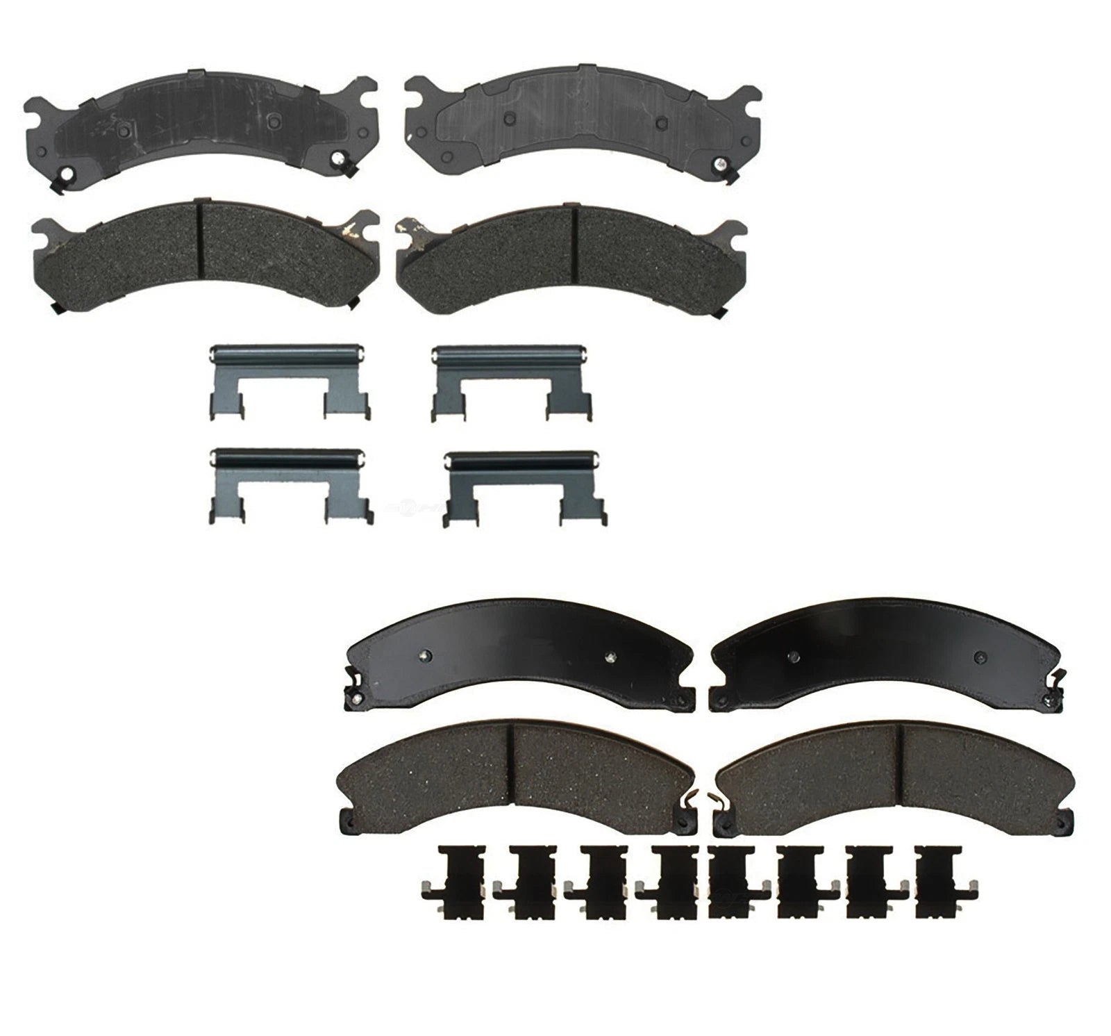 Set of 4 Semi-Met Brake Pads for GMC Express/Savana 4500