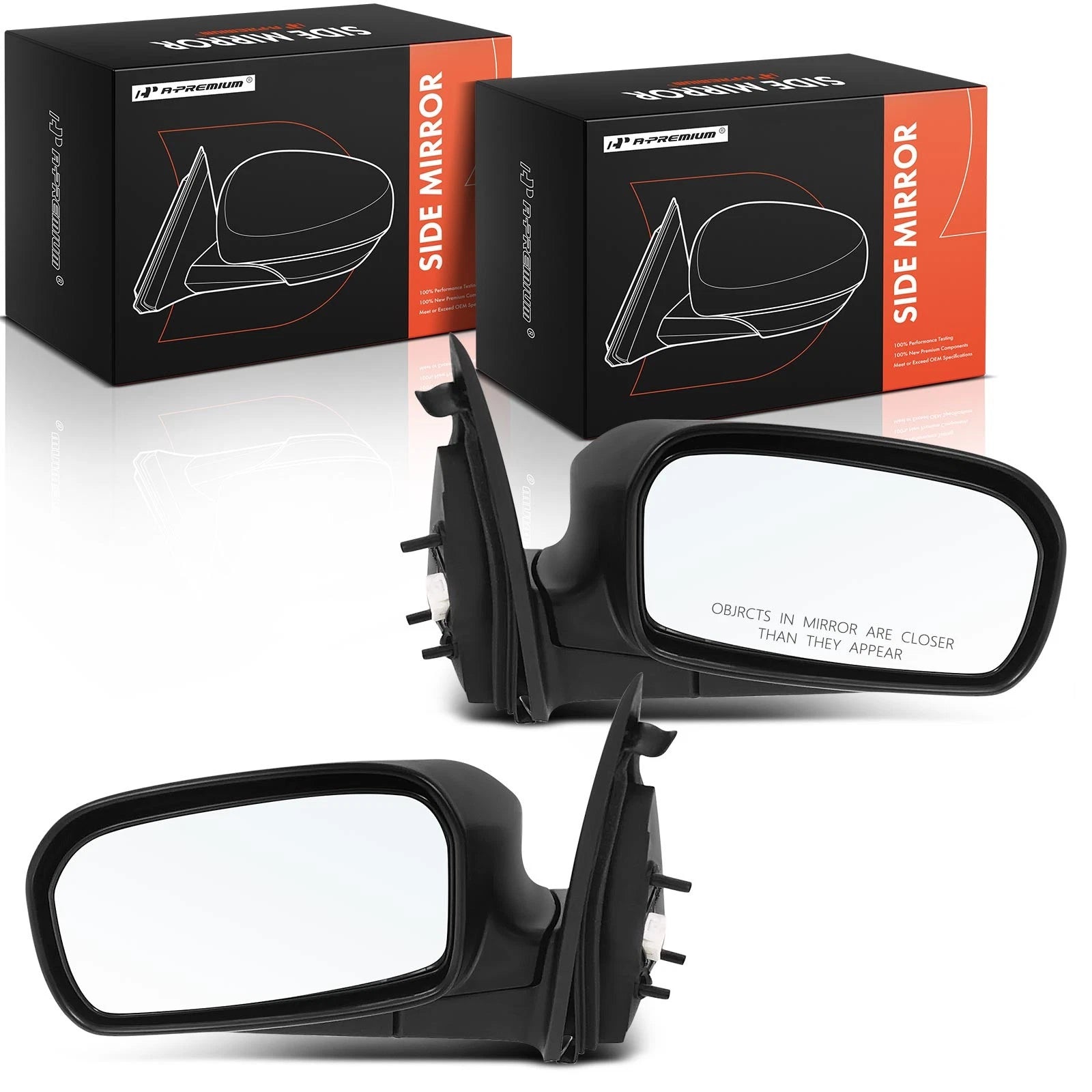 2X Power Adjust Side Mirrors for Honda Civic (2003–2005)