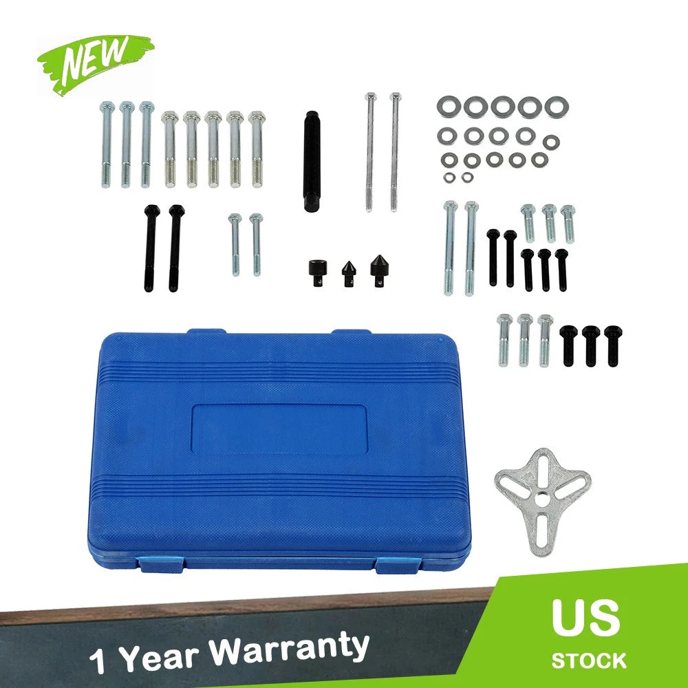 46pcs Harmonic Balancer Puller Set for Universal Applications