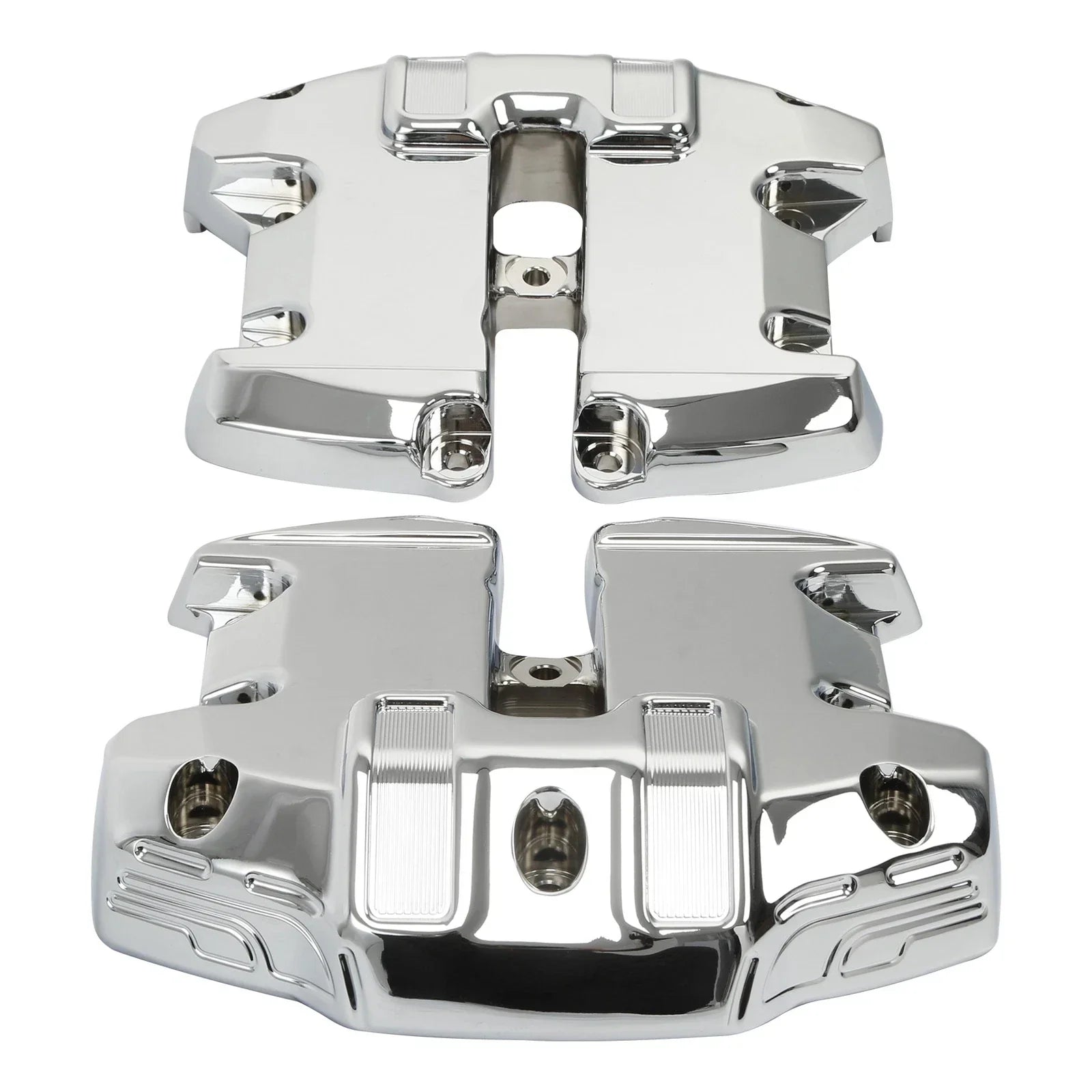 Rocker Box Covers for Harley Touring Street Road Glide 2017-2024 Chrome