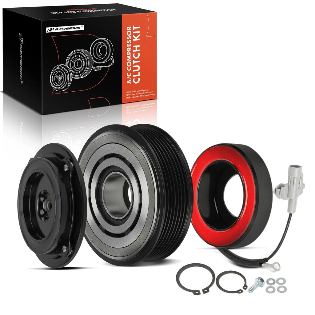 A/C Compressor Clutch Kit with 7-Groove Pulley for Toyota Highlander (2008–2009)